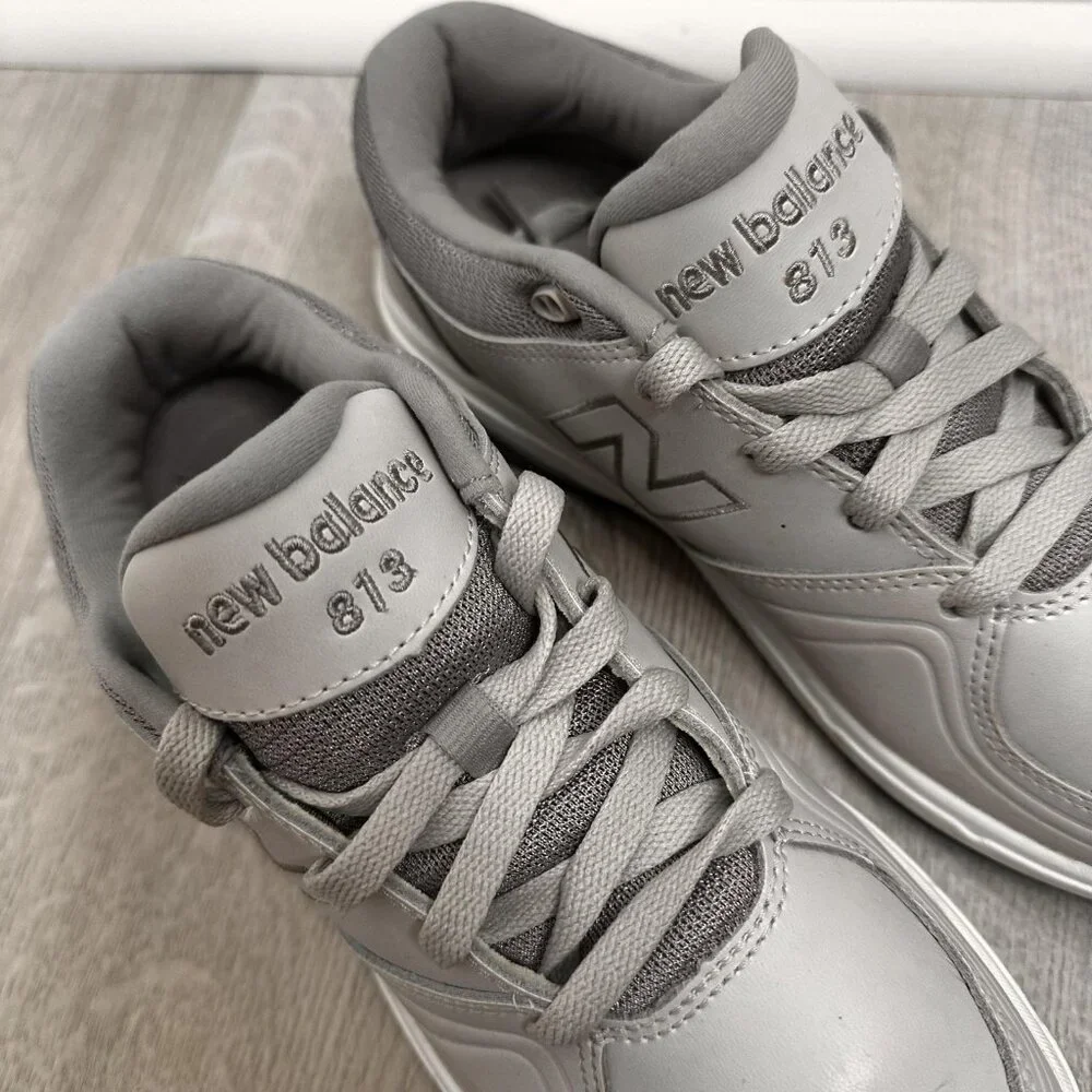 New Balance Walking Shoes Womens 7.5 Gray Rollbar Comfort‎ Stability Low Top 813